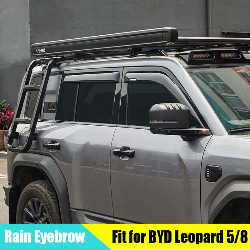 Car Window Rain Protection Eyebrow Fit for BYD Leopard 5 Leopard 8 Widened and Thickened Rain Shield Car Exterior Accessories
Car Window Rain Protection Eyebrow Fit for BYD Leopard 5 Leopard 8 Widened and Thickened Rain Shield Car Exterior Accessories