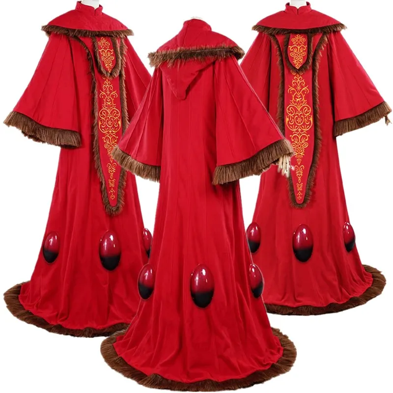 Space Battle Fantasy Padme Cosplay Amidala Roleplay Costume Adult Red Robe Dress Cape Outfits Halloween Carnival Party Suit
Space Battle Fantasy Padme Cosplay Amidala Roleplay Costume Adult Red Robe Dress Cape Outfits Halloween Carnival Party Suit