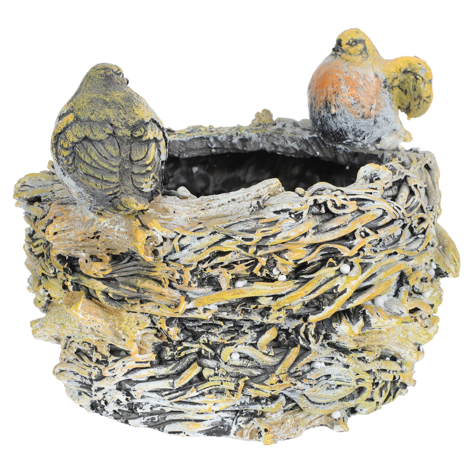1pcs Bird'S Nest Shape Resin Flower Pot Lightweight Durable Planter For Succulents Small Flowers Garden Yard Decor Resin Pot
1pcs Bird'S Nest Shape Resin Flower Pot Lightweight Durable Planter For Succulents Small Flowers Garden Yard Decor Resin Pot