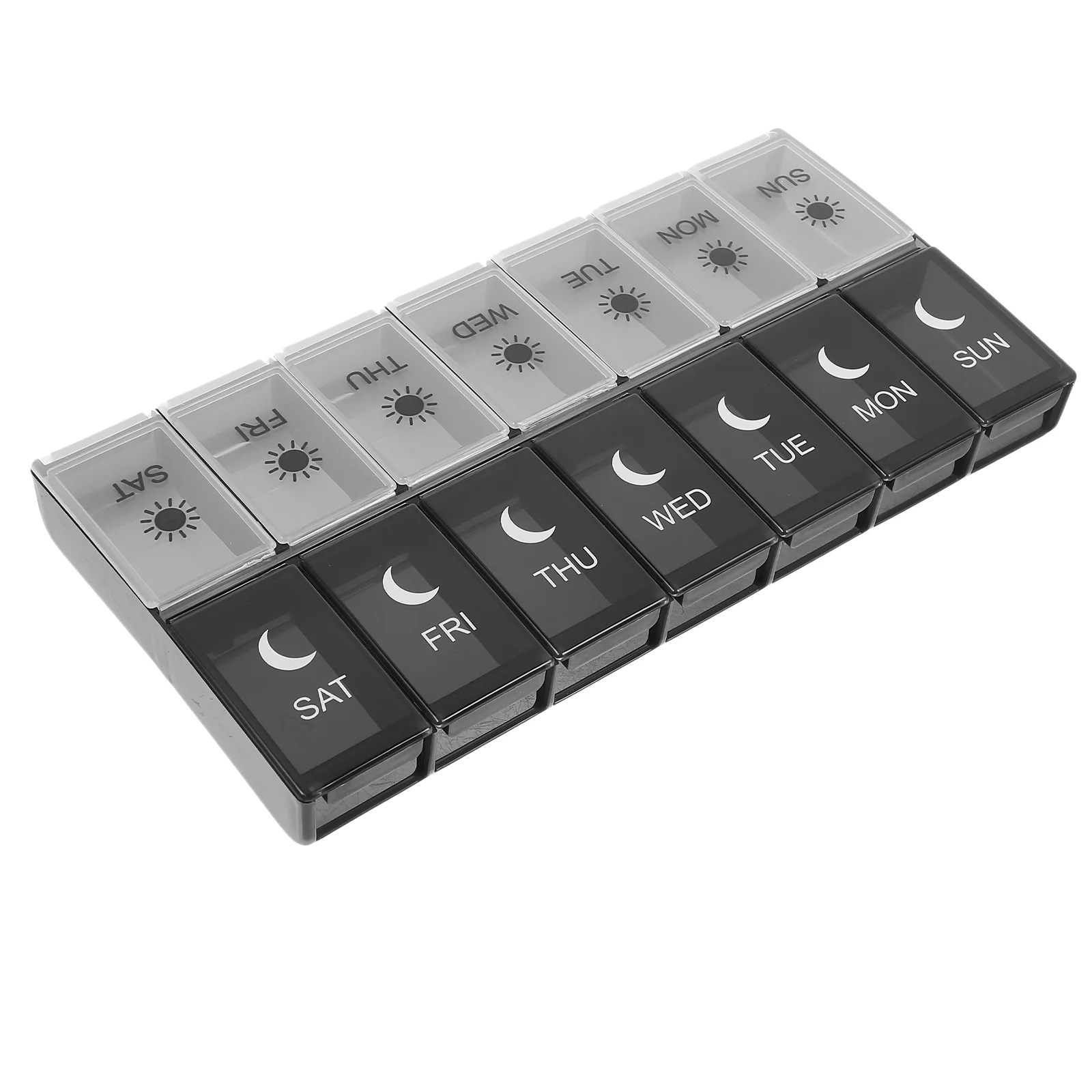 Pocket Daily Case One Week Pill Box Portable Seal Partition Design Travel Holder
Pocket Daily Case One Week Pill Box Portable Seal Partition Design Travel Holder
