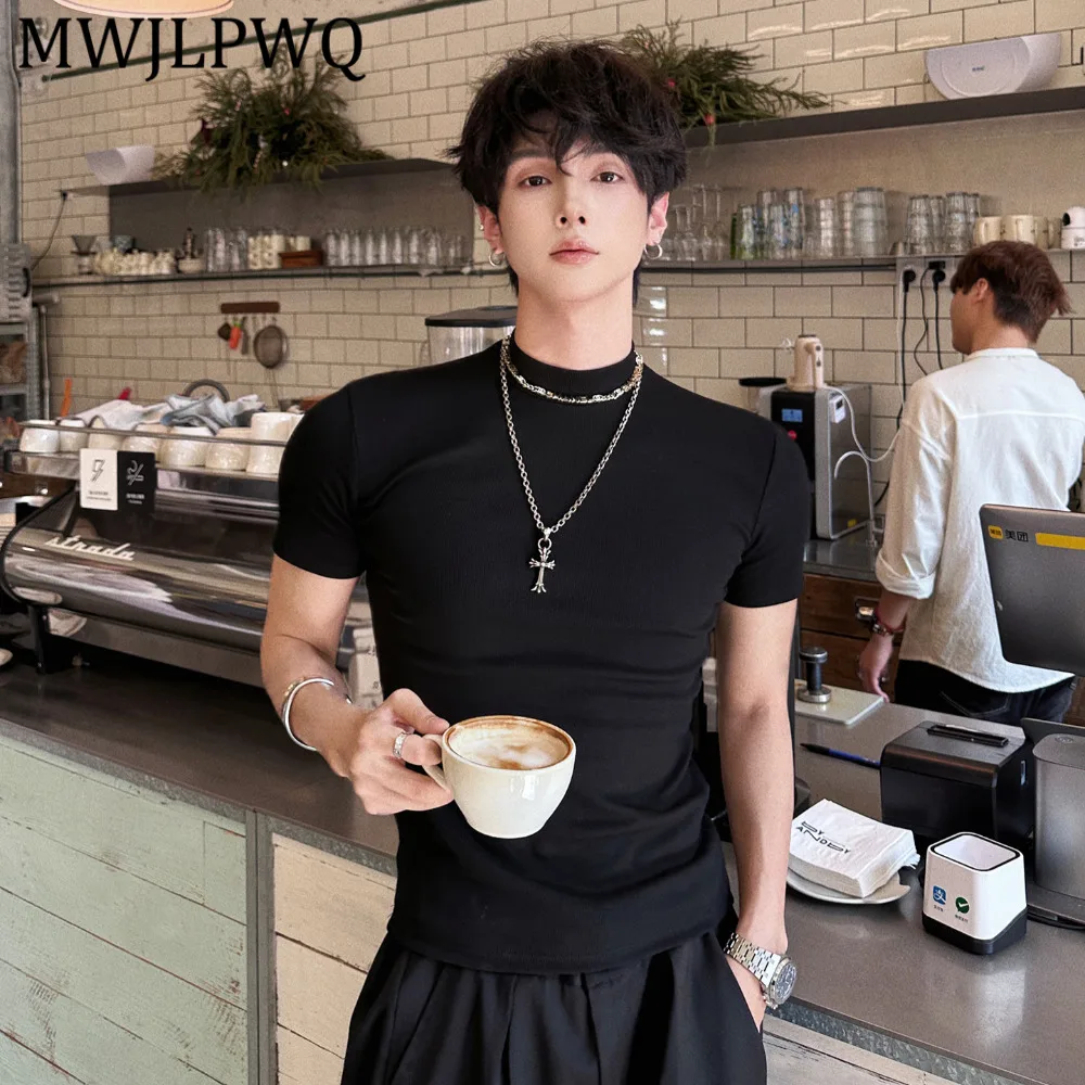 MWJLPWQ Trendy Short-Sleeve T-shirts Men's 2026 Summer New Round Neck Slim Fit Tee Solid Color Heavyweight Casual TOps 15366
MWJLPWQ Trendy Short-Sleeve T-shirts Men's 2026 Summer New Round Neck Slim Fit Tee Solid Color Heavyweight Casual TOps 15366
