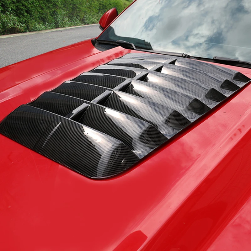 For Mustang Hood Cover Carbon Fiber Color Shelby GT500 Style Hood Trim fit ford mustang Accessories 2015-2022
For Mustang Hood Cover Carbon Fiber Color Shelby GT500 Style Hood Trim fit ford mustang Accessories 2015-2022