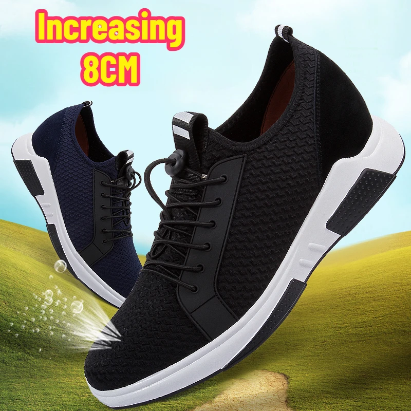 Shoes for Men Invisible Inner Height Increasing Men's Sports Casual Board Shoes Zapatillas Lift Mesh Elevator Sneakers
Shoes for Men Invisible Inner Height Increasing Men's Sports Casual Board Shoes Zapatillas Lift Mesh Elevator Sneakers