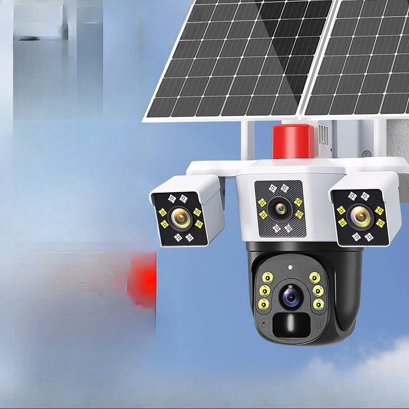 Solar surveillance camera, outdoor electricity no network 360 degree high definition night vision
Solar surveillance camera, outdoor electricity no network 360 degree high definition night vision