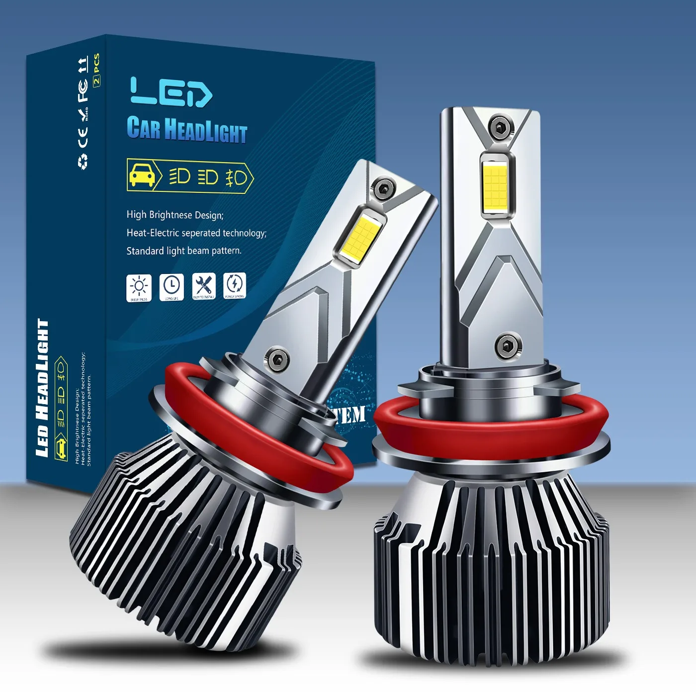 H1 H3 H7 H8 H9 H11 HB3 HB4 HIR2 H18 9003 9005 9006 9012 H4 H19 LED Headlight Bulbs 12V 60W 6000K Fog Lamp
H1 H3 H7 H8 H9 H11 HB3 HB4 HIR2 H18 9003 9005 9006 9012 H4 H19 LED Headlight Bulbs 12V 60W 6000K Fog Lamp