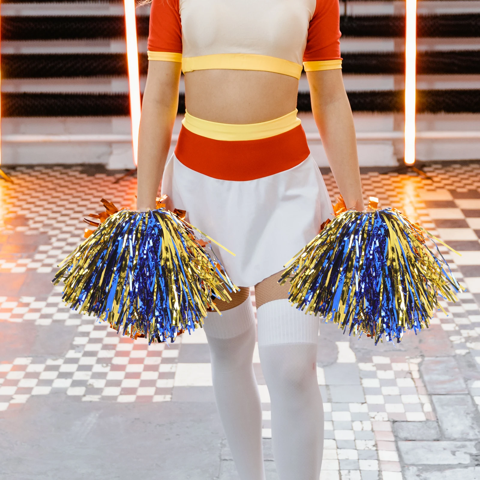 6Pcs Reusable Cheerleader Hand Flower Balls Bright Color Pom Poms for Dance Sports Cheering Props Supplies
6Pcs Reusable Cheerleader Hand Flower Balls Bright Color Pom Poms for Dance Sports Cheering Props Supplies