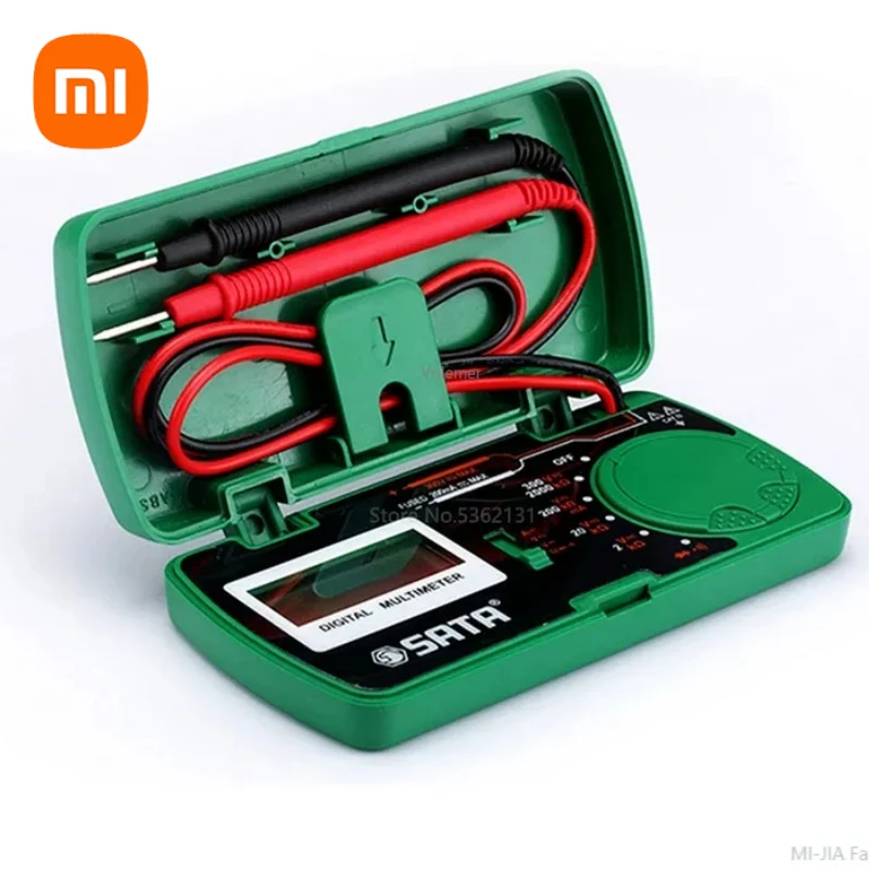 Карманный мультиметр Xiaomi Sata, измеритель переменного и постоянного напряжения, полный диапазон, защита от перегрузки, индикатор напряжения с ЖК-экраном
Карманный мультиметр Xiaomi Sata, измеритель переменного и постоянного напряжения, полный диапазон, защита от перегрузки, индикатор напряжения с ЖК-экраном