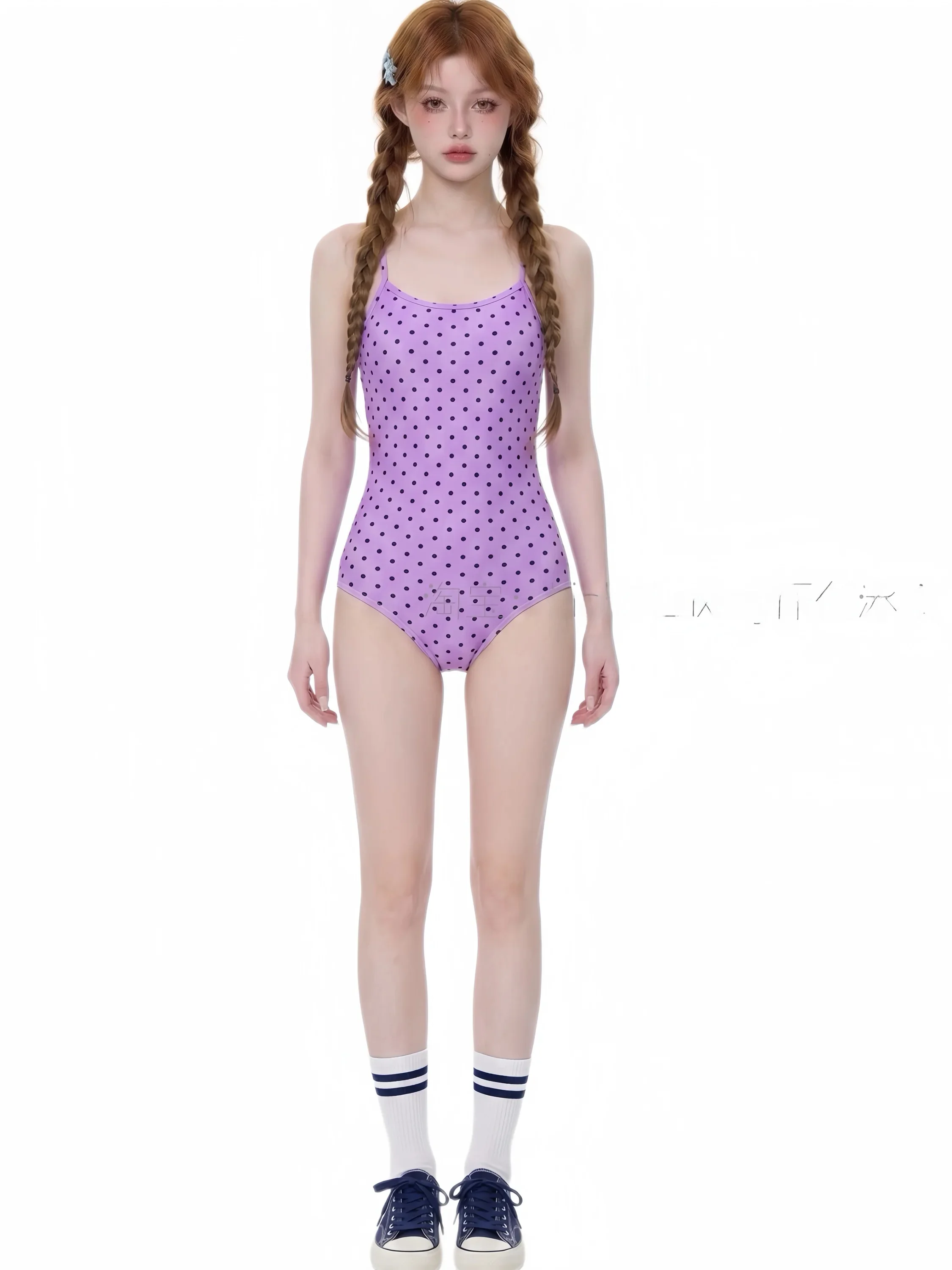 Cross Back Swimsuit Women's Speed Competition Swimming Costume Purple Polka Dot Professional Swimming Gym with Ches...
Cross Back Swimsuit Women's Speed Competition Swimming Costume Purple Polka Dot Professional Swimming Gym with Ches...