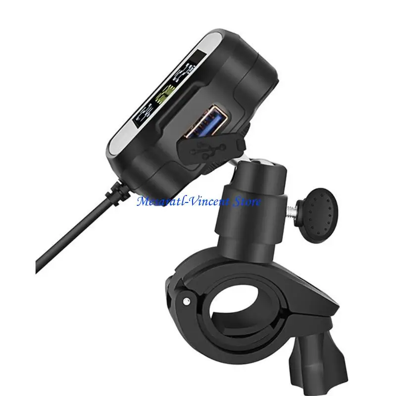A70F Motorcycle Tire Pressure Monitoring System LCD Display 2 External Sensors
A70F Motorcycle Tire Pressure Monitoring System LCD Display 2 External Sensors