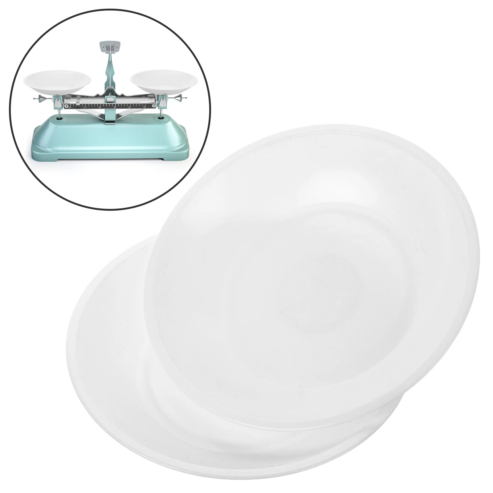 2Pcs Portable Weighing Tray Durable Plastic Food Measuring Bowl Kitchen Scale Pan Electronic Scale Accessories 
2Pcs Portable Weighing Tray Durable Plastic Food Measuring Bowl Kitchen Scale Pan Electronic Scale Accessories