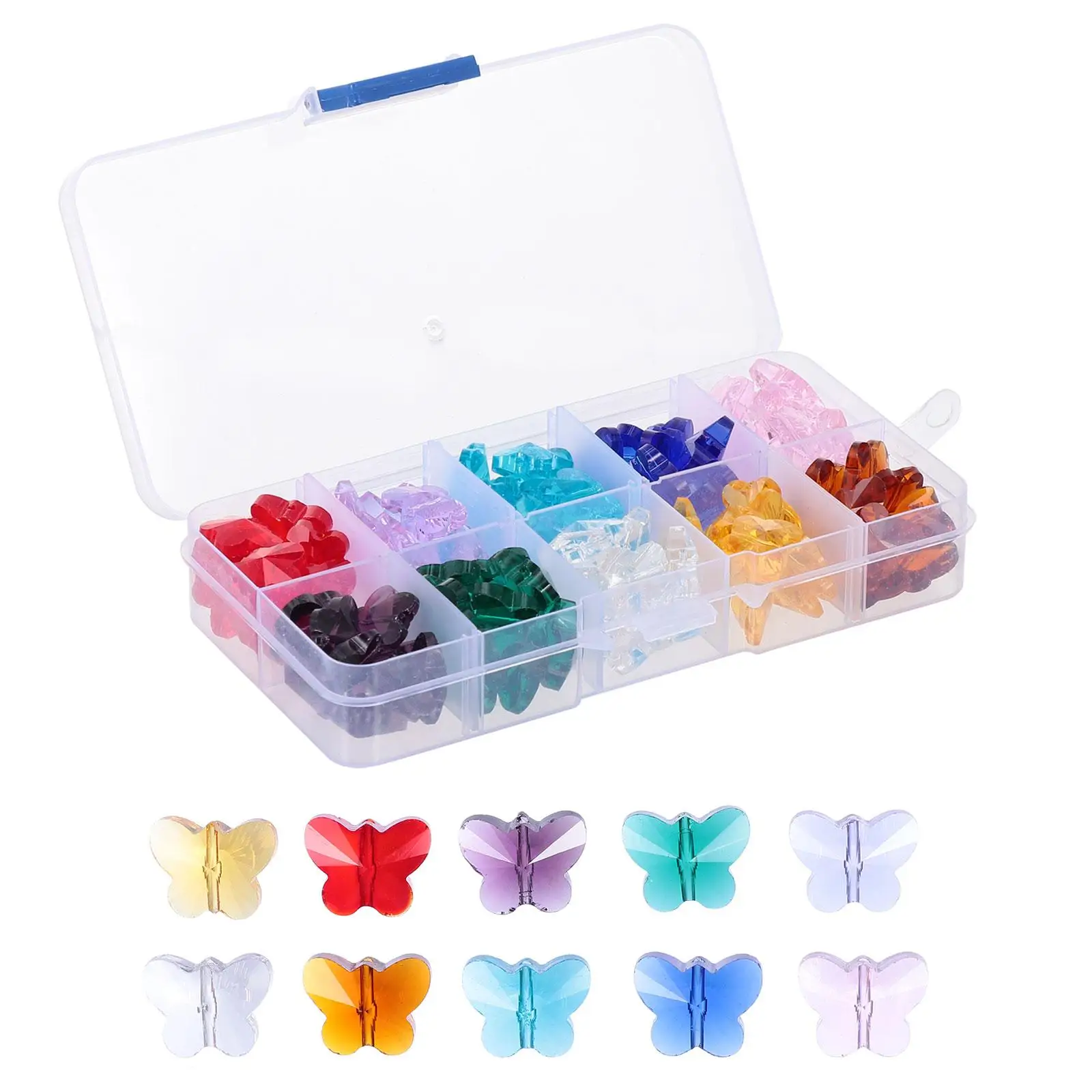 Crystal Pendant 100Pcs Clear Faceted Beads for DIY Bracelet Necklace Jewelry Making Crafts Gifts Loose Accessories Charm
Crystal Pendant 100Pcs Clear Faceted Beads for DIY Bracelet Necklace Jewelry Making Crafts Gifts Loose Accessories Charm