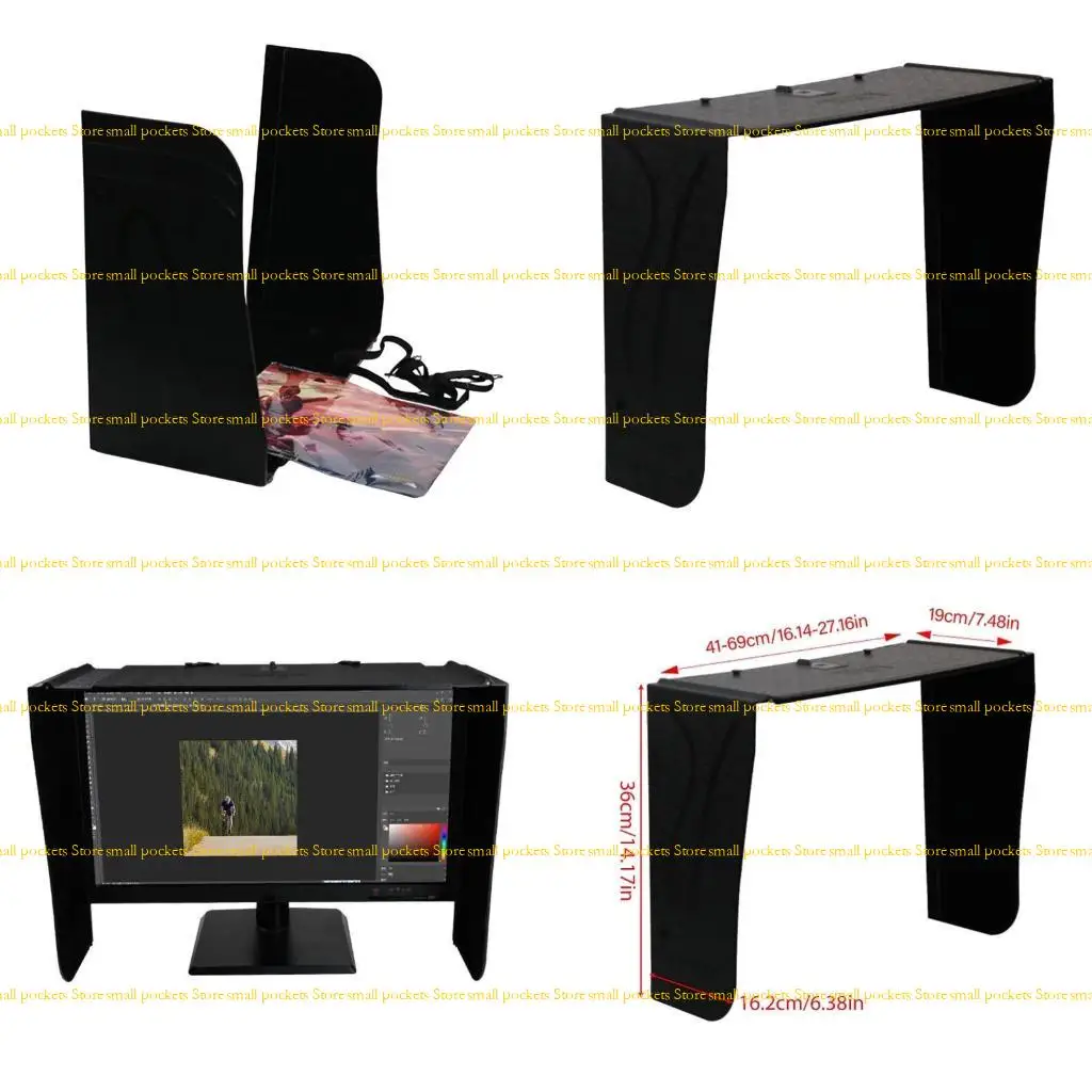 R1WD Desktop Monitor Light Shield Excher Ecren Ecrenge Rectomation Регулируемый 41-69 см.
R1WD Desktop Monitor Light Shield Excher Ecren Ecrenge Rectomation Регулируемый 41-69 см.