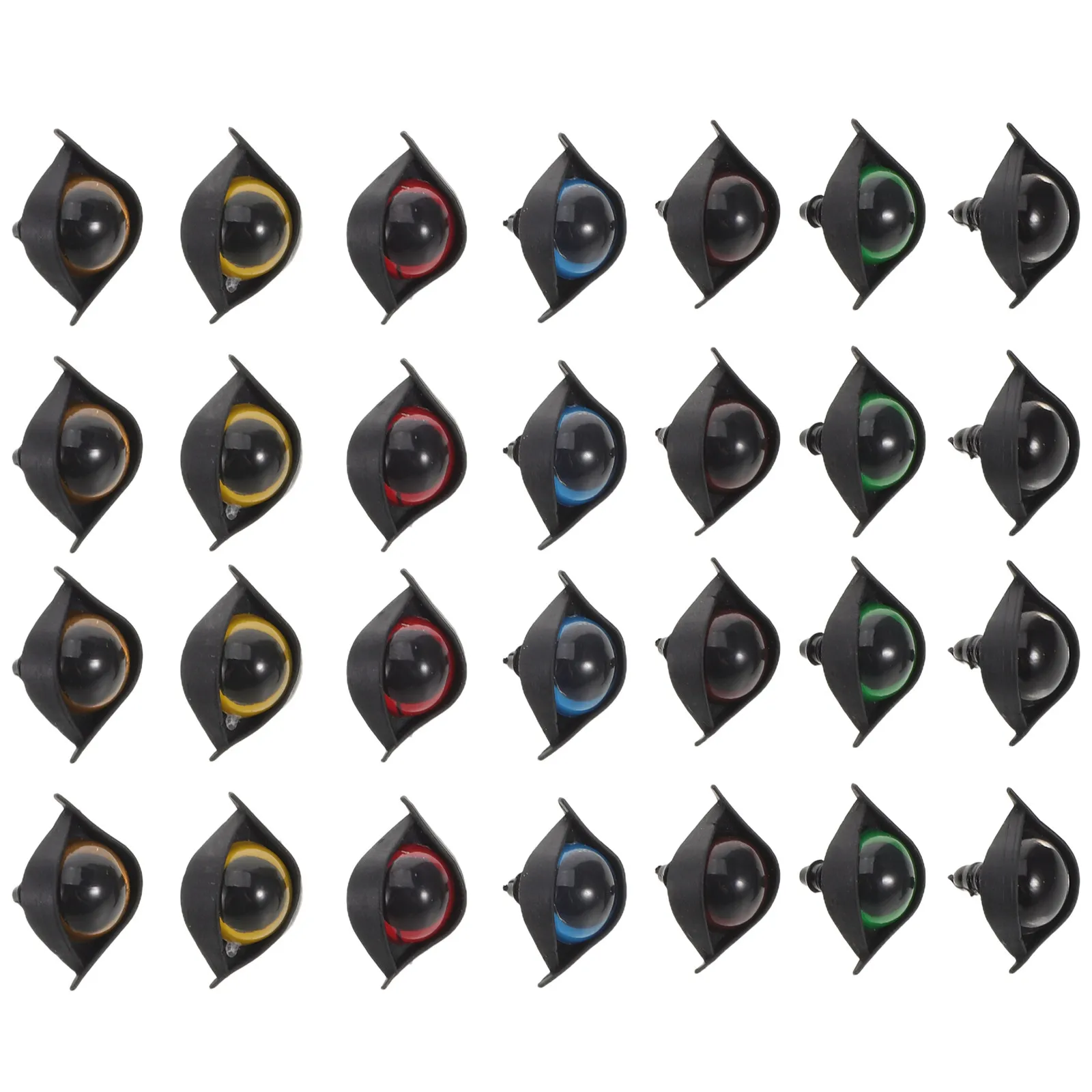 50Sets Plastic Craft Safety Eyes 14mm Realistic for Stuffed Crochet Animals DIY Puppet Bear Making Supplies Eyeballs for Crafts
50Sets Plastic Craft Safety Eyes 14mm Realistic for Stuffed Crochet Animals DIY Puppet Bear Making Supplies Eyeballs for Crafts