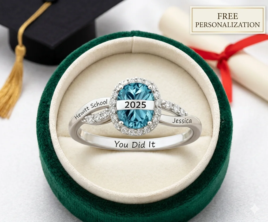 Персонализированное выпускное кольцо 2026 для женщин: с гравировкой имени и класса, ювелирное украшение на выпускной год с камнем по месяцу рождения
Персонализированное выпускное кольцо 2026 для женщин: с гравировкой имени и класса, ювелирное украшение на выпускной год с камнем по месяцу рождения