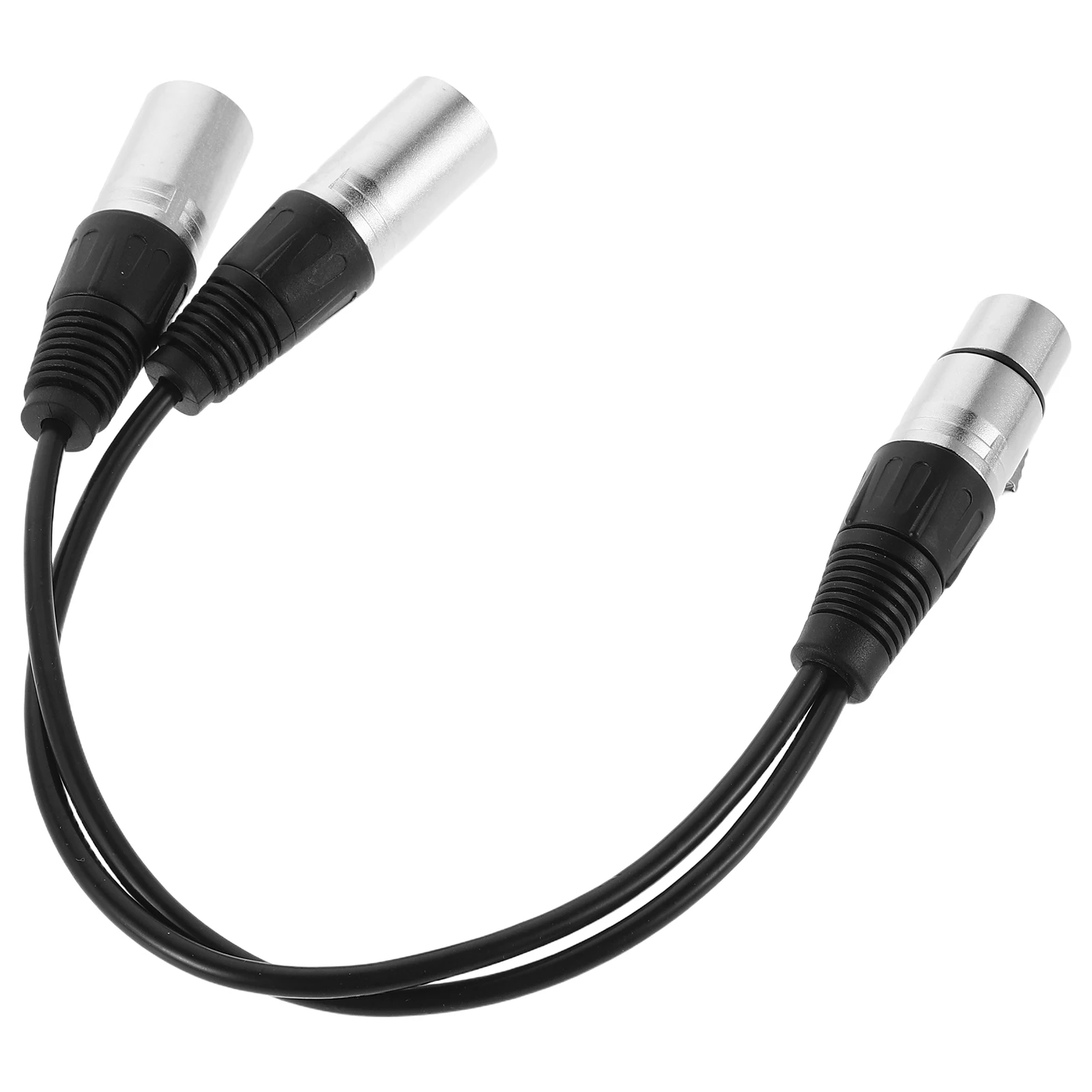 XLR Cable Splitter 1 Female to 2 Male Balanced Microphone Audio Cable Silver 0 3M Compact Portable Fan Splitter Adapter
XLR Cable Splitter 1 Female to 2 Male Balanced Microphone Audio Cable Silver 0 3M Compact Portable Fan Splitter Adapter