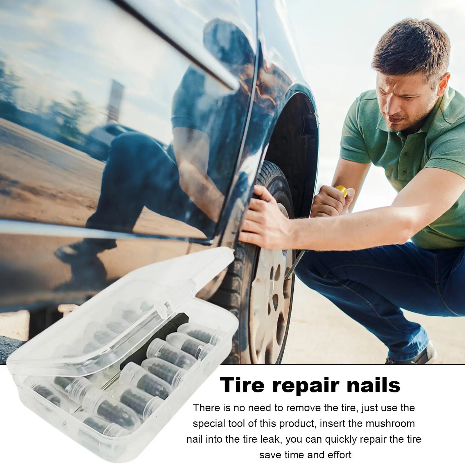 1 BOX Motorcycle Vacuum Tyre Repair Nail Kit Car Scooter Bike Tubeless Rubber Nails Tire Puncture Repair Accessories
1 BOX Motorcycle Vacuum Tyre Repair Nail Kit Car Scooter Bike Tubeless Rubber Nails Tire Puncture Repair Accessories