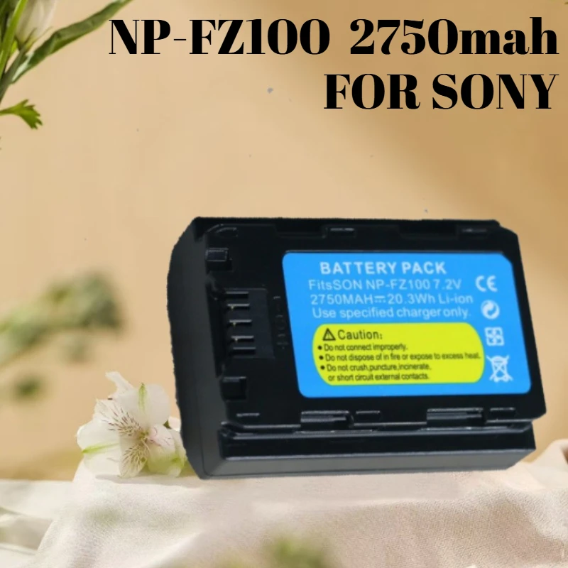 NP-FZ100 Battery 2750mAh for Sony A7M3 A7IV A7C A6700 A6600 A7R3 A7R4 A9M2 FX30 Replacement for Sony ILCE Series
NP-FZ100 Battery 2750mAh for Sony A7M3 A7IV A7C A6700 A6600 A7R3 A7R4 A9M2 FX30 Replacement for Sony ILCE Series