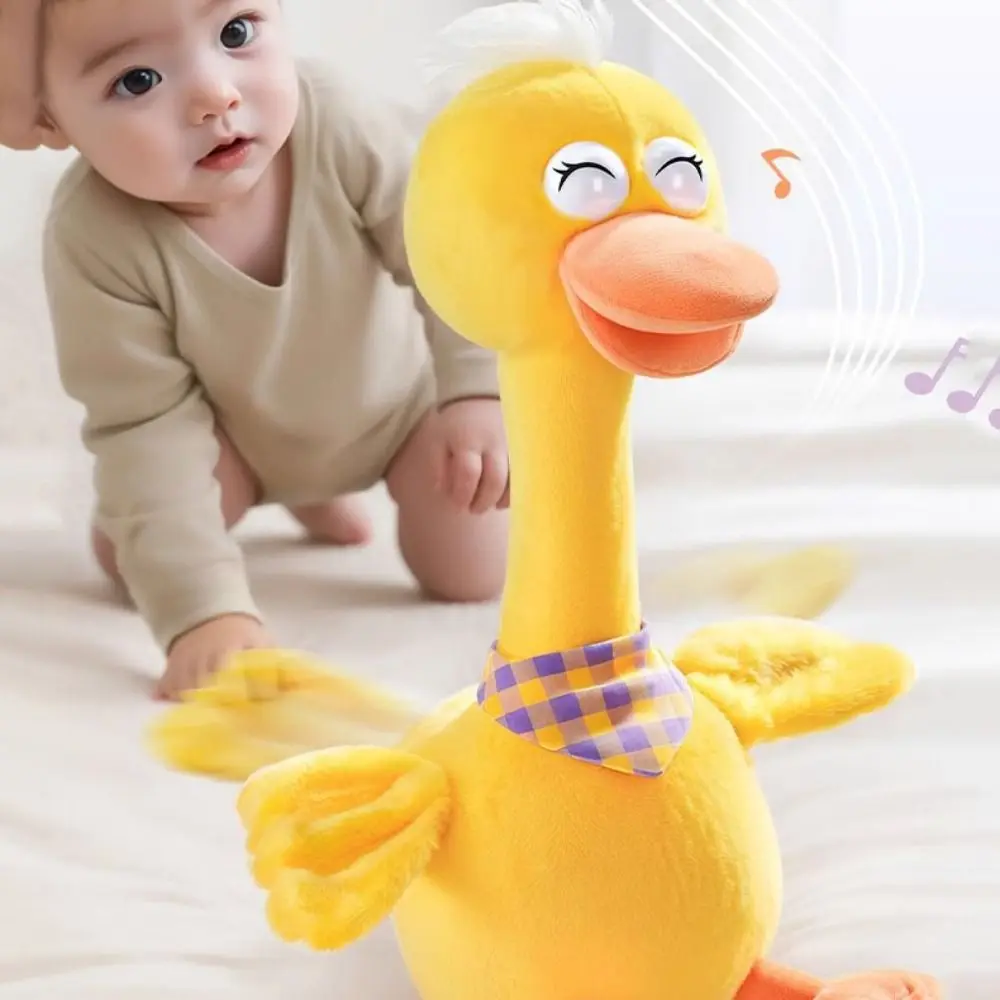 Dancing Duck Electric Duck Plush Toy Singing English Version Dancing Talking Duck Interactive What You Say
Dancing Duck Electric Duck Plush Toy Singing English Version Dancing Talking Duck Interactive What You Say