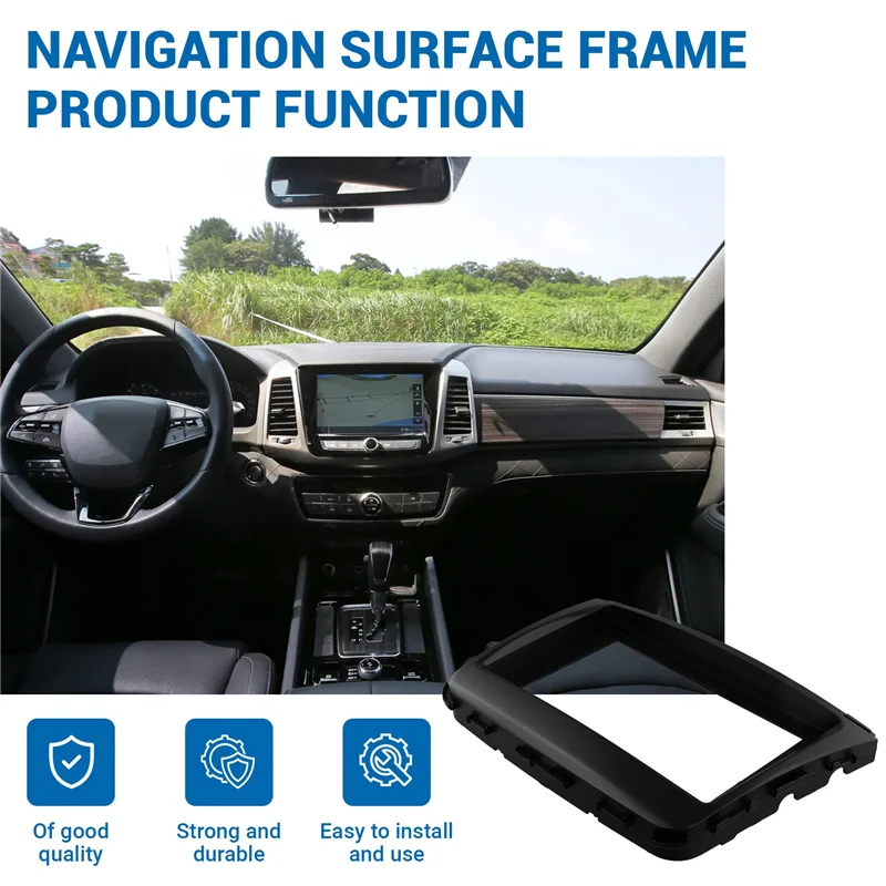 9 Inch Car Radio Frame For Ssangyong Rexton 2018 Installation DVD GPS Mp5 Fascia Plane Frame Dash Kit
9 Inch Car Radio Frame For Ssangyong Rexton 2018 Installation DVD GPS Mp5 Fascia Plane Frame Dash Kit