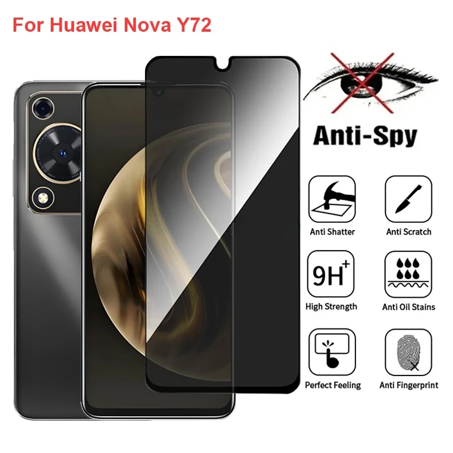 Nova Y72 Anti Spy Privacy Tempered Glass Protector Compatible For Huawei Novay72 Full Cover Screen Phone Film
Nova Y72 Anti Spy Privacy Tempered Glass Protector Compatible For Huawei Novay72 Full Cover Screen Phone Film