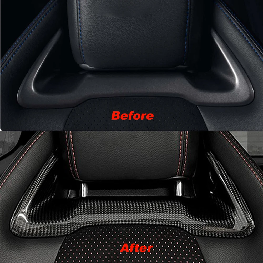 For Toyota Corolla GR 2023up Real Dry Carbon Fiber Front Seat Headrest Lower Panel Cover Car Accessories
For Toyota Corolla GR 2023up Real Dry Carbon Fiber Front Seat Headrest Lower Panel Cover Car Accessories