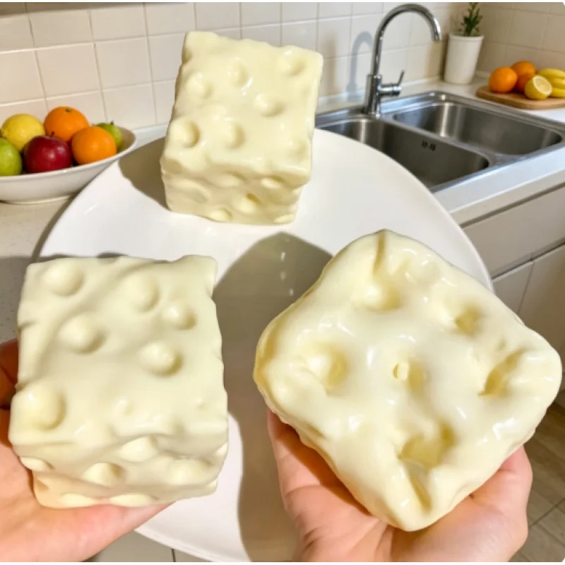 Shapeable Cheese Cube Squishy Stress Ball Non Rebound Fidget Sensory Toy Relax Gift for Kids Adults
Shapeable Cheese Cube Squishy Stress Ball Non Rebound Fidget Sensory Toy Relax Gift for Kids Adults