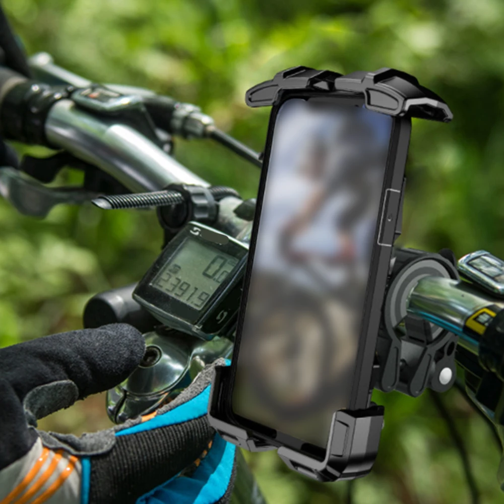360° Rotation Bike Cellphone Holder Rear-View Mirror Bike Cellphone Holder With Aluminium Handlebar Base
360° Rotation Bike Cellphone Holder Rear-View Mirror Bike Cellphone Holder With Aluminium Handlebar Base