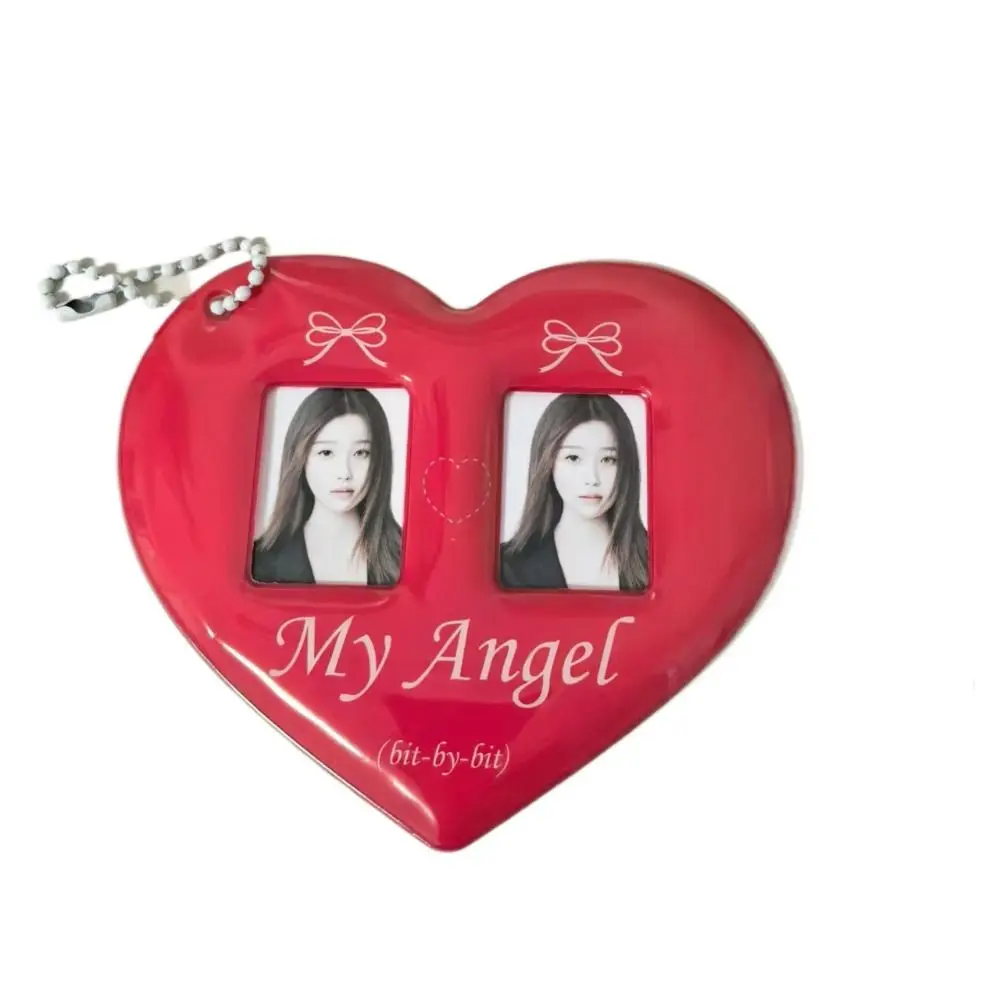 Creative Love Heart Photocard Holder 1 inch with Keychain Card Holder Colorful Cute Bag Pendant for Girls
Creative Love Heart Photocard Holder 1 inch with Keychain Card Holder Colorful Cute Bag Pendant for Girls