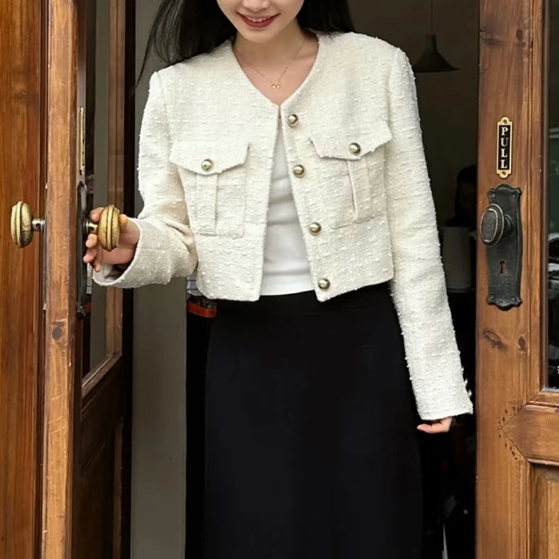 Women's Jacket 2025 New Fashion Autumn Winter Short Jacket for Women Casual Chic Ladies Clothes
Women's Jacket 2025 New Fashion Autumn Winter Short Jacket for Women Casual Chic Ladies Clothes