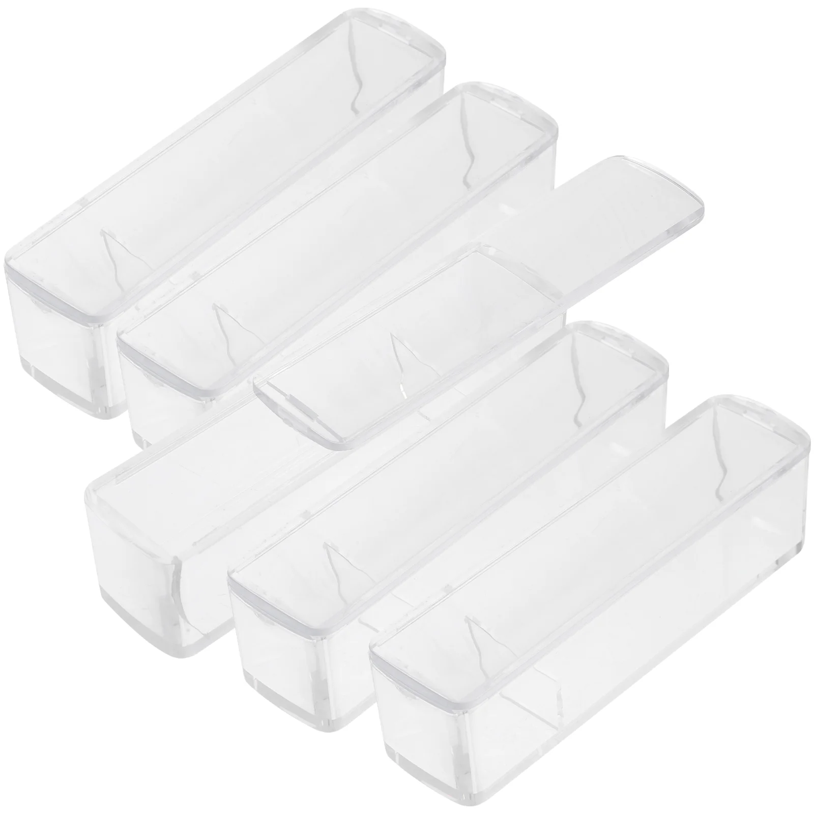 5 Pcs Official Stamper Storage Box Rectangular Financial Seal Container Office Supply Durable Plastic Material Practical Use
5 Pcs Official Stamper Storage Box Rectangular Financial Seal Container Office Supply Durable Plastic Material Practical Use