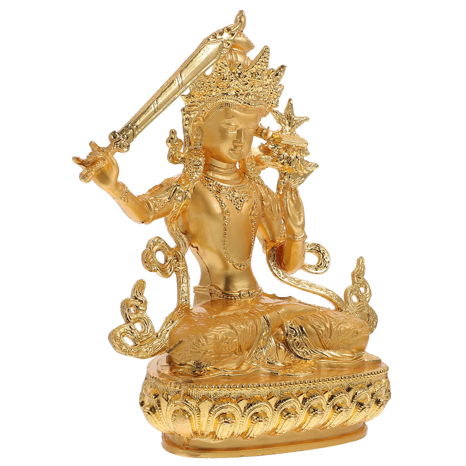 Alloy Buddha Statue Desktop Decor Religious Sculpture Meditation Ornament Vintage Brass Buddhism Adornment Temple Souvenir Home
Alloy Buddha Statue Desktop Decor Religious Sculpture Meditation Ornament Vintage Brass Buddhism Adornment Temple Souvenir Home