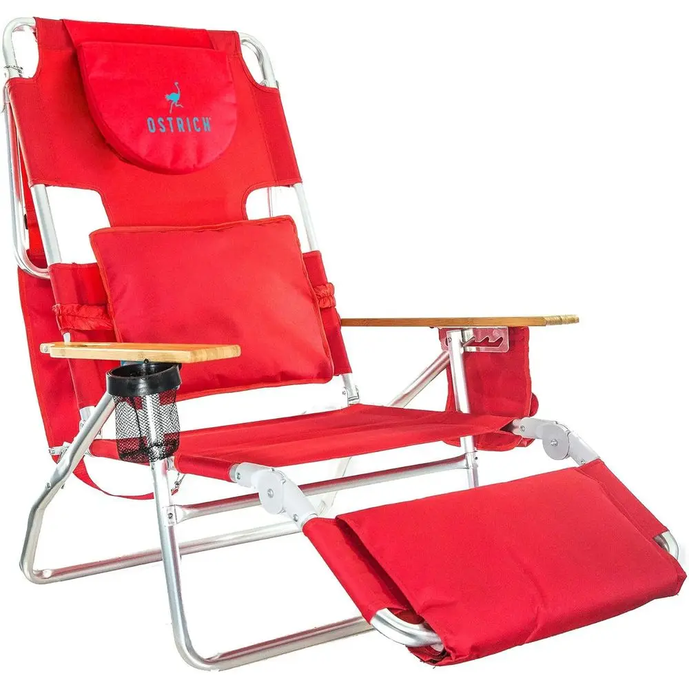 Lightweight 3-in-1 Reclining Lawn Chair with Footrest, Ideal for Outdoor, Patio, Balcony, Backyard, or Porch, Red
Lightweight 3-in-1 Reclining Lawn Chair with Footrest, Ideal for Outdoor, Patio, Balcony, Backyard, or Porch, Red