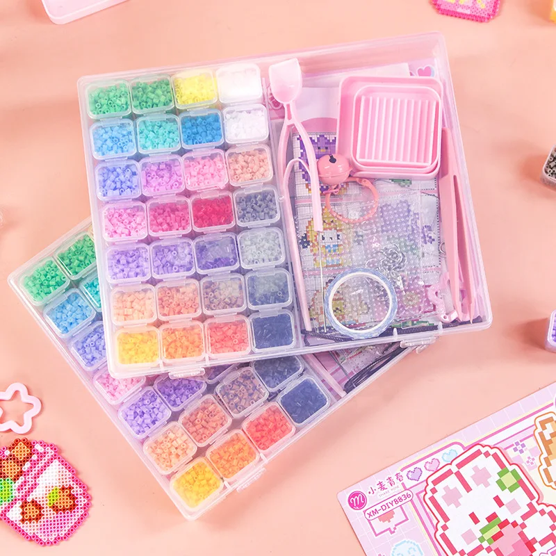 Perler Beads DIY Craft Kit Assorted Colors Fuse Beads Complete Tools Set With Storage Box For Kids Handmade Art Jewelry Making
Perler Beads DIY Craft Kit Assorted Colors Fuse Beads Complete Tools Set With Storage Box For Kids Handmade Art Jewelry Making