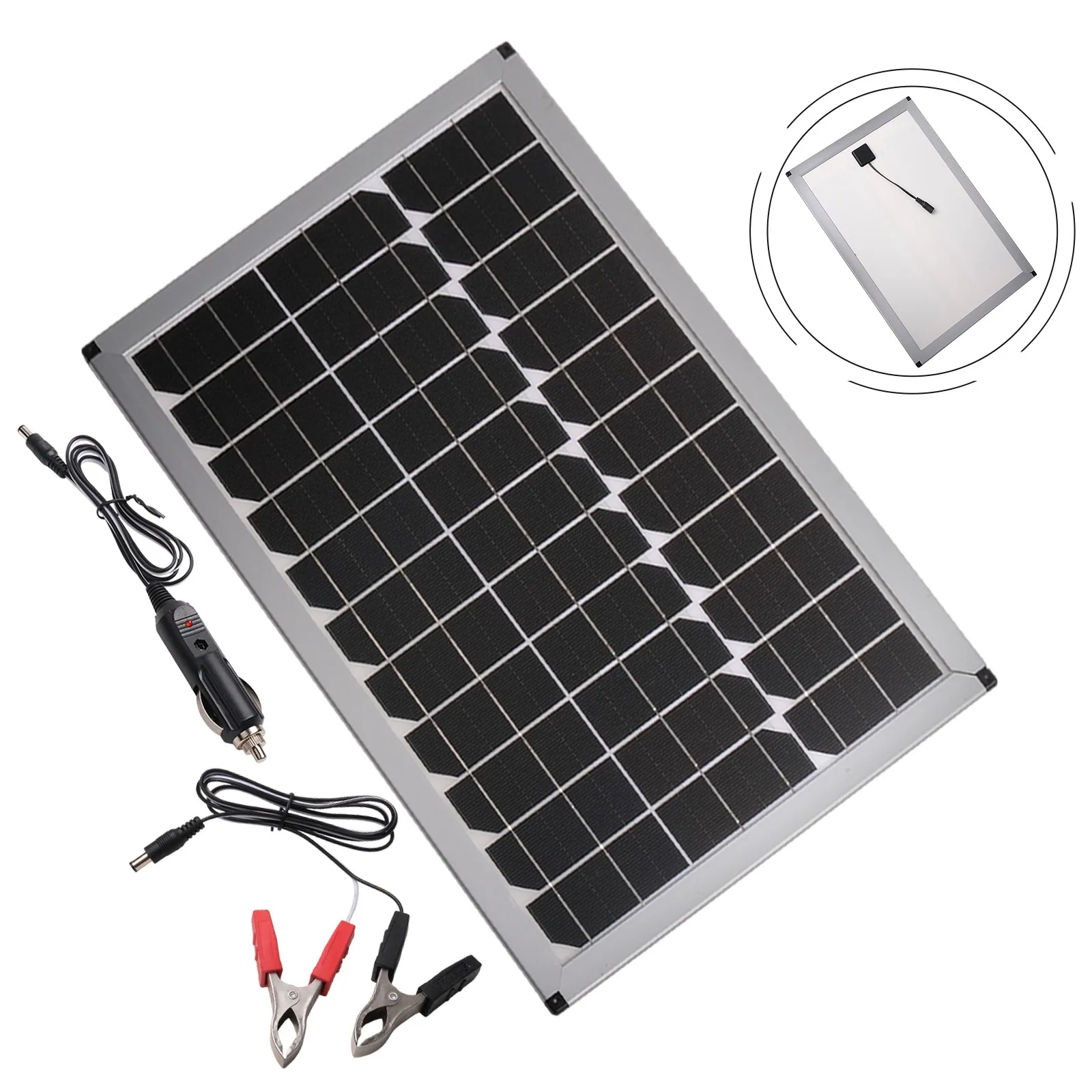 Outdoor Solar Power Generation Panel Monocrystalline Silicon DCbattery Clamp Solar Charger For Power Supply Solar Generator
Outdoor Solar Power Generation Panel Monocrystalline Silicon DCbattery Clamp Solar Charger For Power Supply Solar Generator