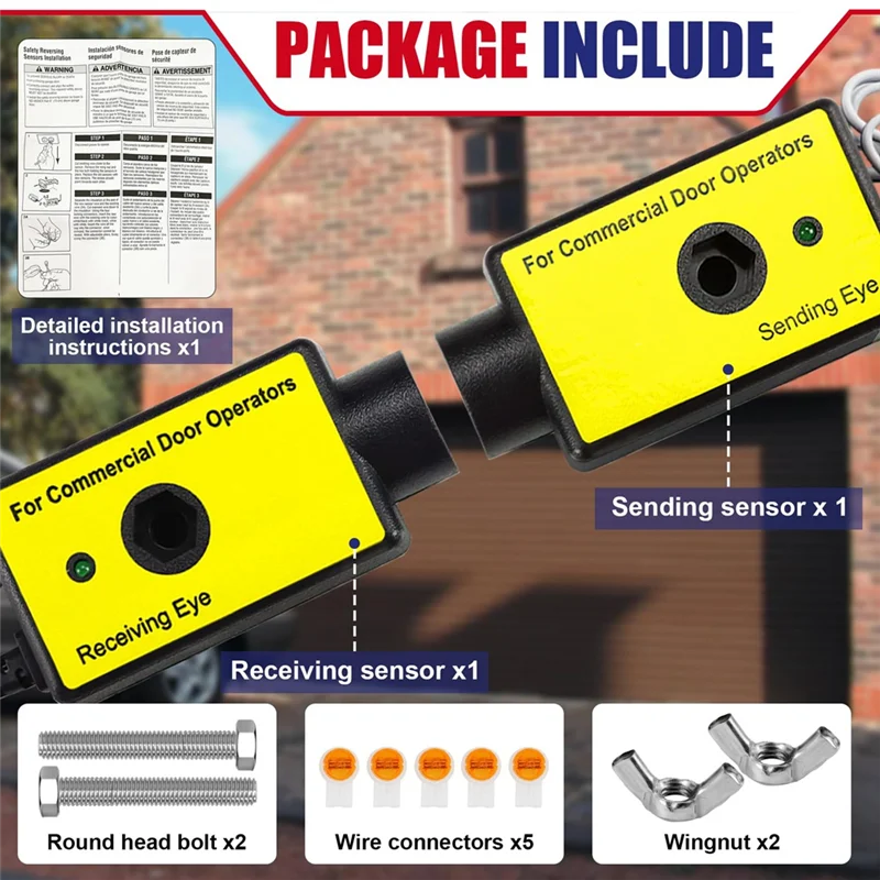 Y45A-Garage Door Safety Sensor Chamberlain Garage Door Sensors Liftmaster Garage Door Opener
Y45A-Garage Door Safety Sensor Chamberlain Garage Door Sensors Liftmaster Garage Door Opener