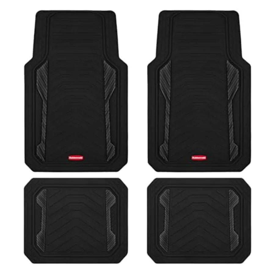 Car Floor Mat, Heavy Duty All-Weather Car Mats Full Set with Dual-Tone Aluminum Inserts Universal Fit, Anti-Slip Backing, Trim-
Car Floor Mat, Heavy Duty All-Weather Car Mats Full Set with Dual-Tone Aluminum Inserts Universal Fit, Anti-Slip Backing, Trim-