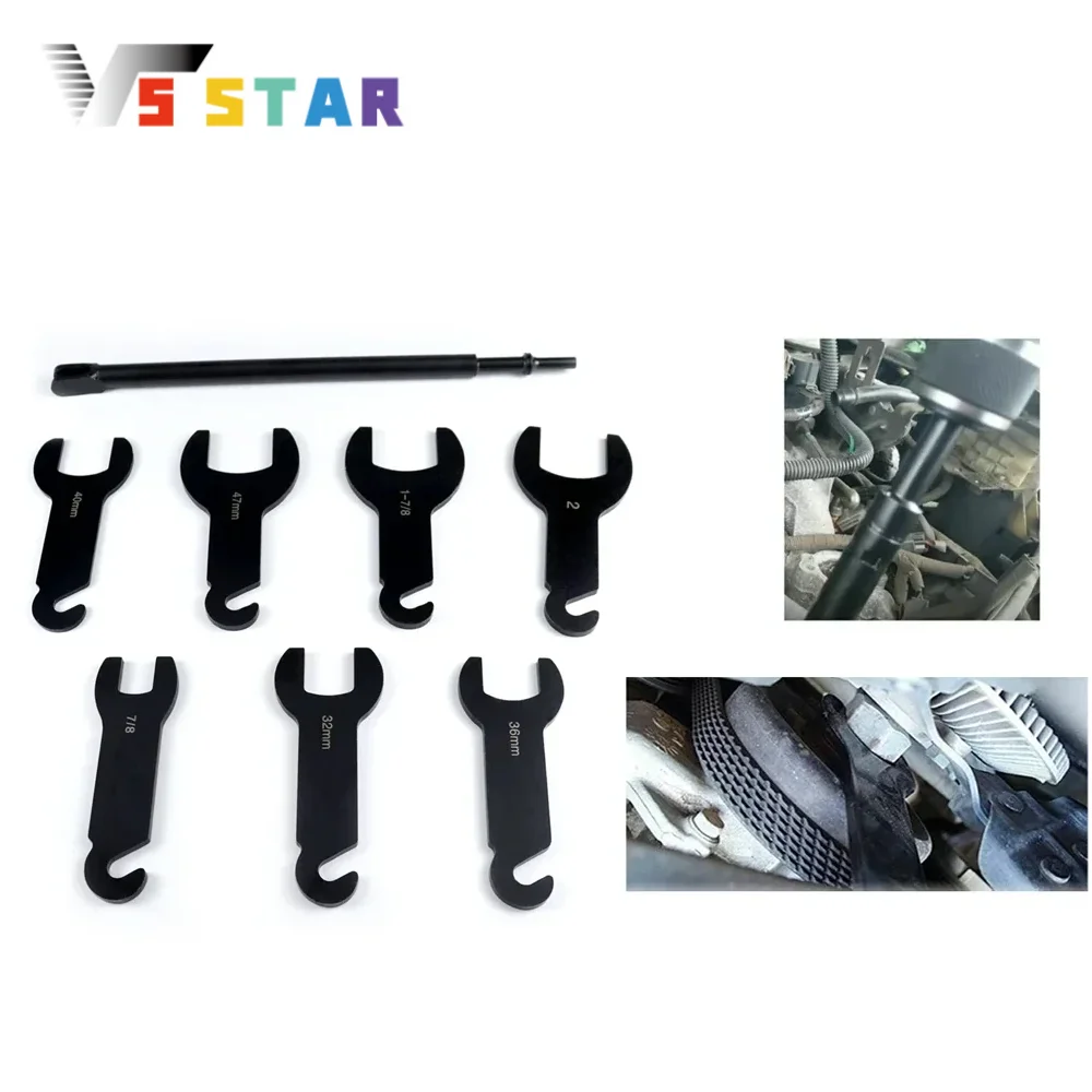 Pneumatic Fan Clutch Wrench Set Removal Tool Gear Assisted Positioning Tool For Chrysler Jeep GM Pick Up 4.3L 5.0L 5.7L Black
Pneumatic Fan Clutch Wrench Set Removal Tool Gear Assisted Positioning Tool For Chrysler Jeep GM Pick Up 4.3L 5.0L 5.7L Black