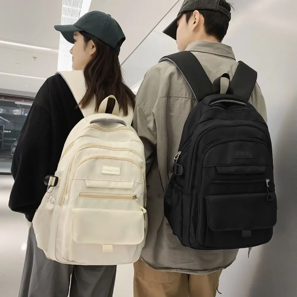 Корейский простой школьный рюкзак большой вместимости, водонепроницаемый, для студентов колледжа, многослойный нейлоновый рюкзак для девочек, для путешествий
Корейский простой школьный рюкзак большой вместимости, водонепроницаемый, для студентов колледжа, многослойный нейлоновый рюкзак для девочек, для путешествий