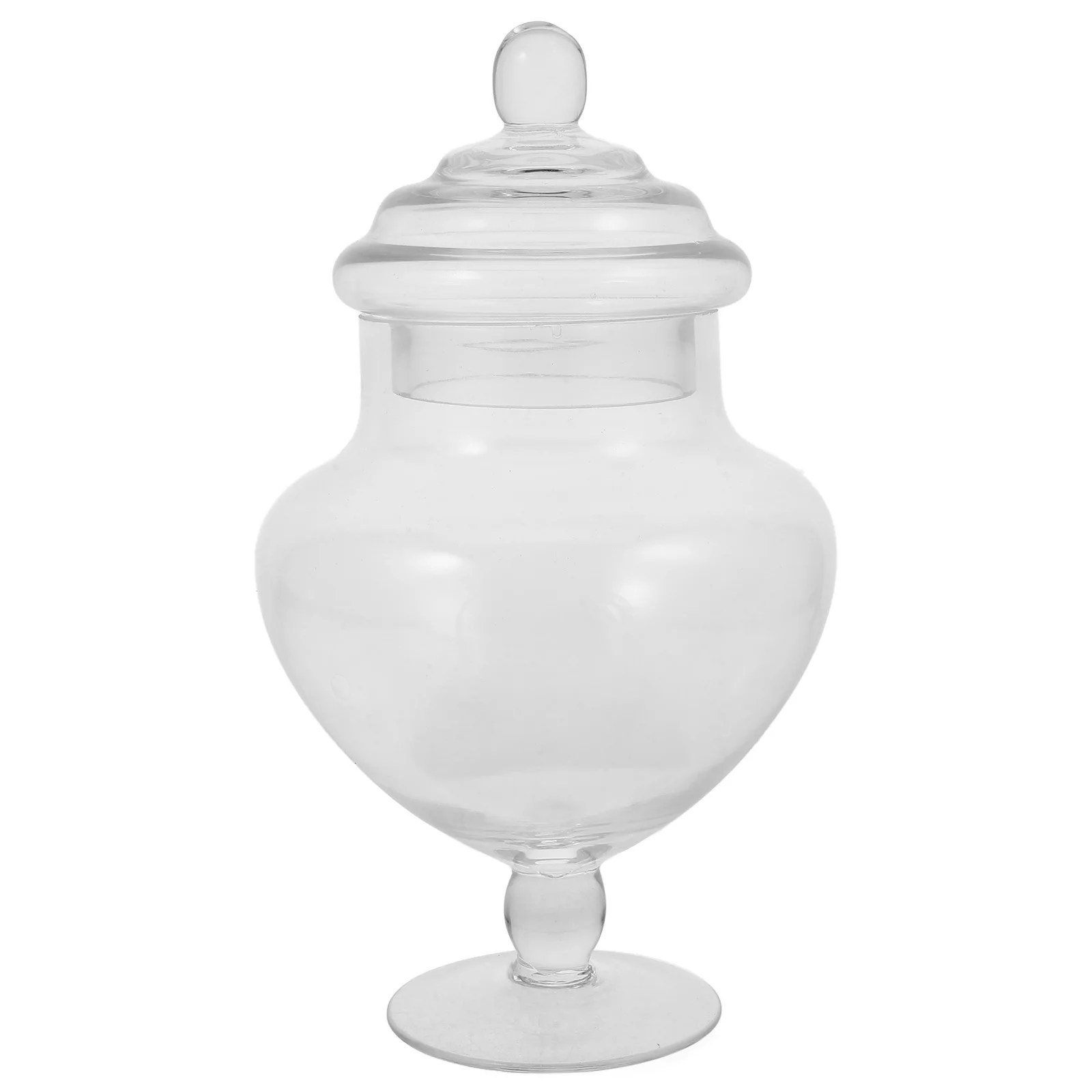 Premium Glass Candy Jar Clear Treat Canister Small Space Saving Design for Cookie Chocolate Dried Fruit Party Favor Storage
Premium Glass Candy Jar Clear Treat Canister Small Space Saving Design for Cookie Chocolate Dried Fruit Party Favor Storage