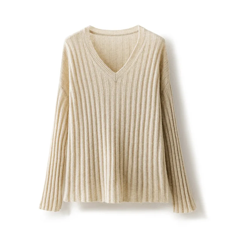 Women's Autumn and Winter Cashmere Casual Loose Solid Versatile Warm Knit Pullover Sweater for Women
Women's Autumn and Winter Cashmere Casual Loose Solid Versatile Warm Knit Pullover Sweater for Women