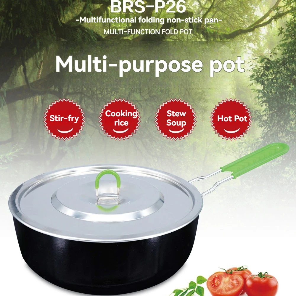 BRS-P26 Сковорода для кемпинга Сверхлегкая уличная сковорода для пикника со складной ручкой Алюминиевая кастрюля с антипригарным покрытием для пеших прогулок, посуда для барбекю
BRS-P26 Сковорода для кемпинга Сверхлегкая уличная сковорода для пикника со складной ручкой Алюминиевая кастрюля с антипригарным покрытием для пеших прогулок, посуда для барбекю