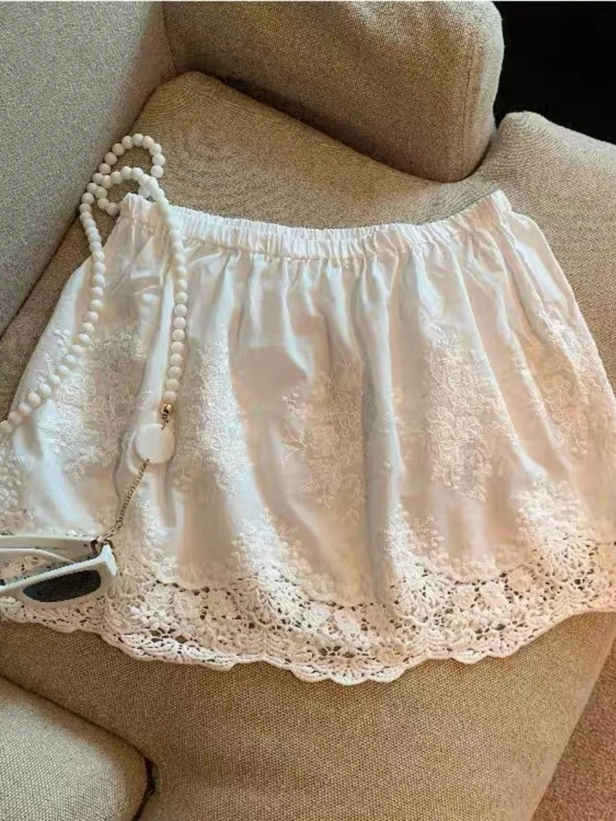 plus Size Lace under Skirt f-length Faionable Women's Autumn Winter New Elastic Waist Anti-exposure Layering ort Skirt
plus Size Lace under Skirt f-length Faionable Women's Autumn Winter New Elastic Waist Anti-exposure Layering ort Skirt