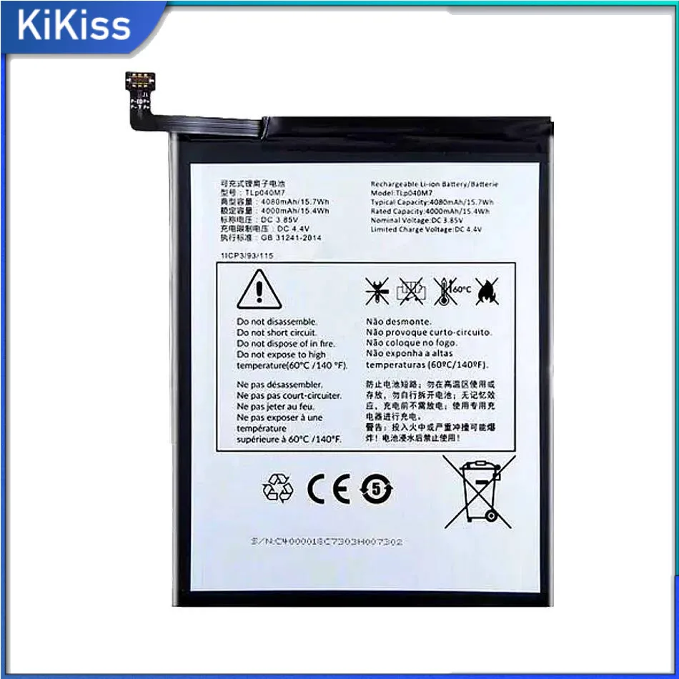 Durable Tablet Battery 4000Mah For Alcatel Joy Tab2 Tab 2 Tlp040m7 Reliable Power Supply
Durable Tablet Battery 4000Mah For Alcatel Joy Tab2 Tab 2 Tlp040m7 Reliable Power Supply