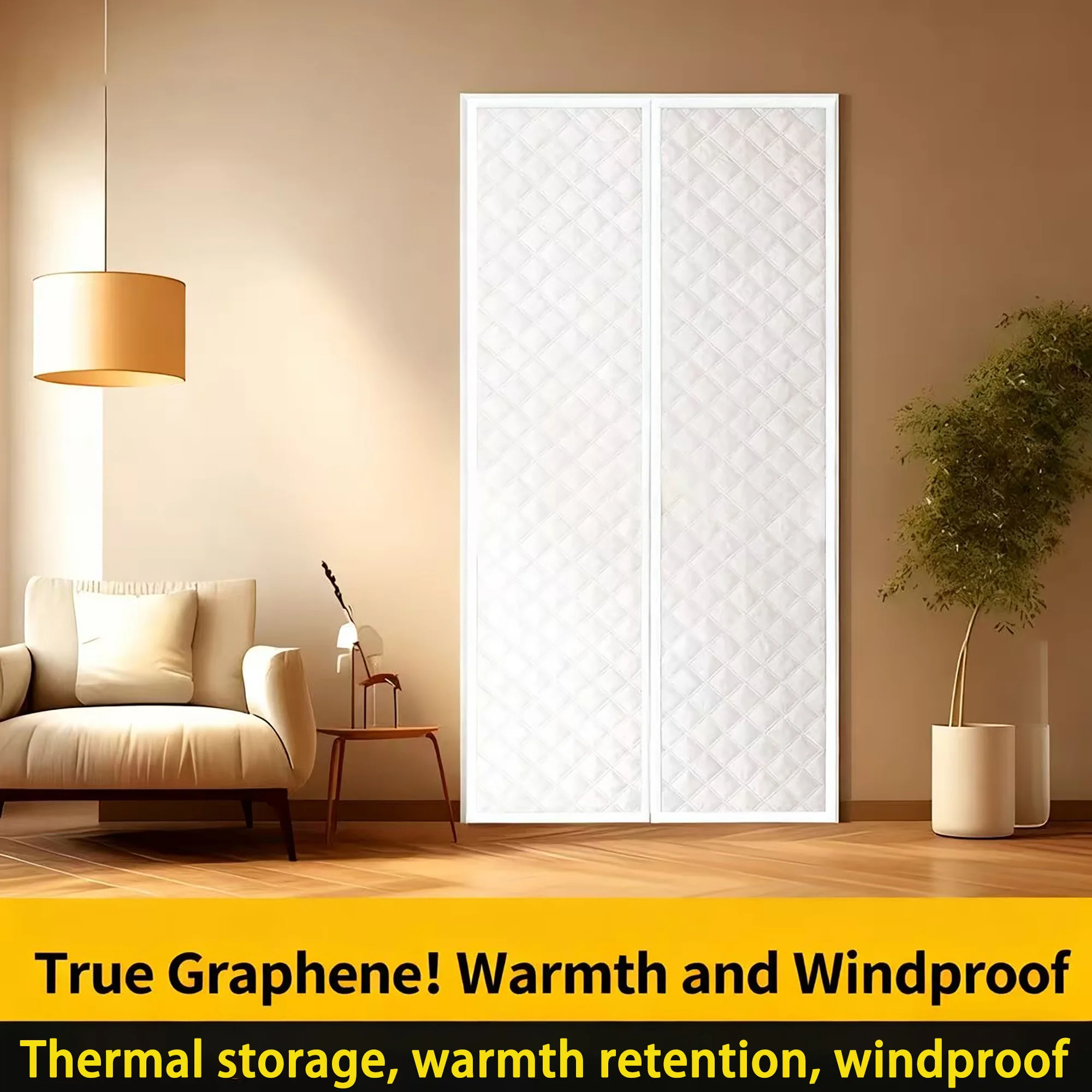 New graphene thermal storage cotton door curtain for winter warmth, windproof and cold proof magnetic suction curtain
New graphene thermal storage cotton door curtain for winter warmth, windproof and cold proof magnetic suction curtain