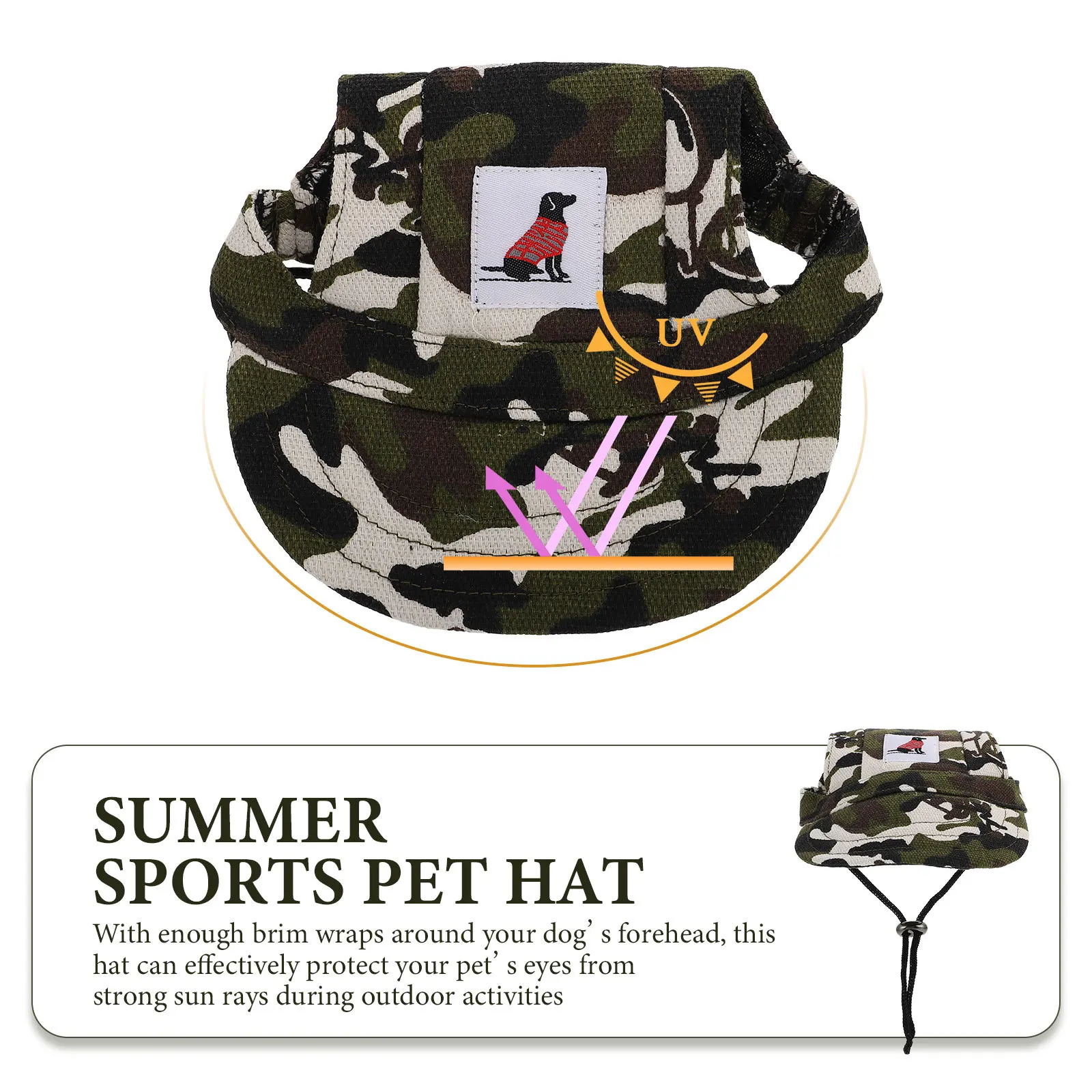 Adjustable Dog Baseball Hat Breathable With Ear Holes Sun Protection For Small Medium Dogs Summer Outdoor Travel Pet Hat
Adjustable Dog Baseball Hat Breathable With Ear Holes Sun Protection For Small Medium Dogs Summer Outdoor Travel Pet Hat