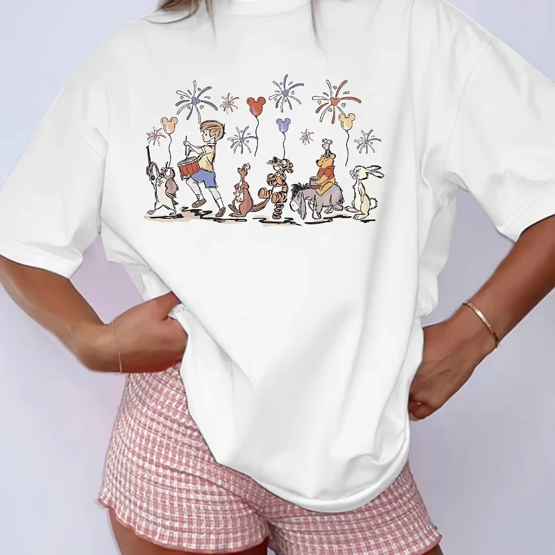 Disney Winnie The Pooh Boys Girls Kids Summer T-Shirt Family Parent-Child Cartoon Casual Loose Comfort Short Sleeve Tops
Disney Winnie The Pooh Boys Girls Kids Summer T-Shirt Family Parent-Child Cartoon Casual Loose Comfort Short Sleeve Tops