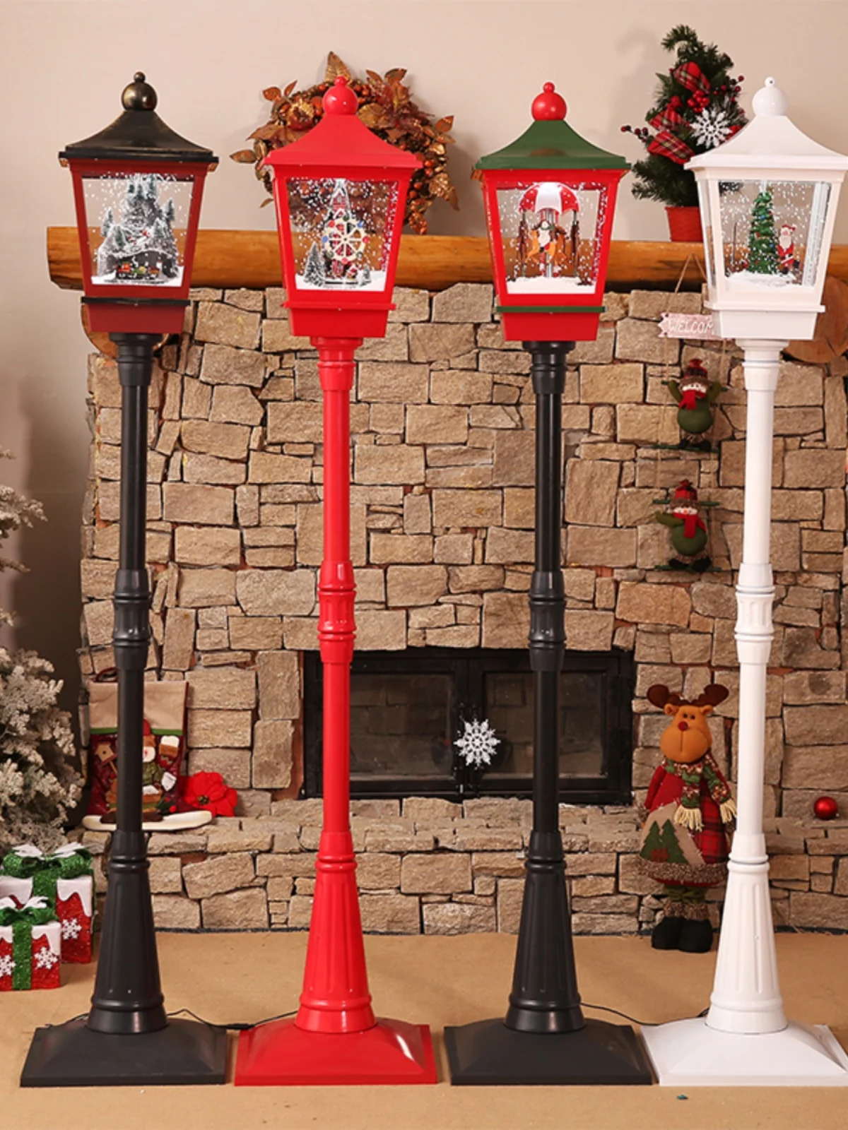 Christmas Electric Music Decoration Snow Street Lights Snow Lights Shopping Mall Window Home Living Room Scene Ornament
Christmas Electric Music Decoration Snow Street Lights Snow Lights Shopping Mall Window Home Living Room Scene Ornament