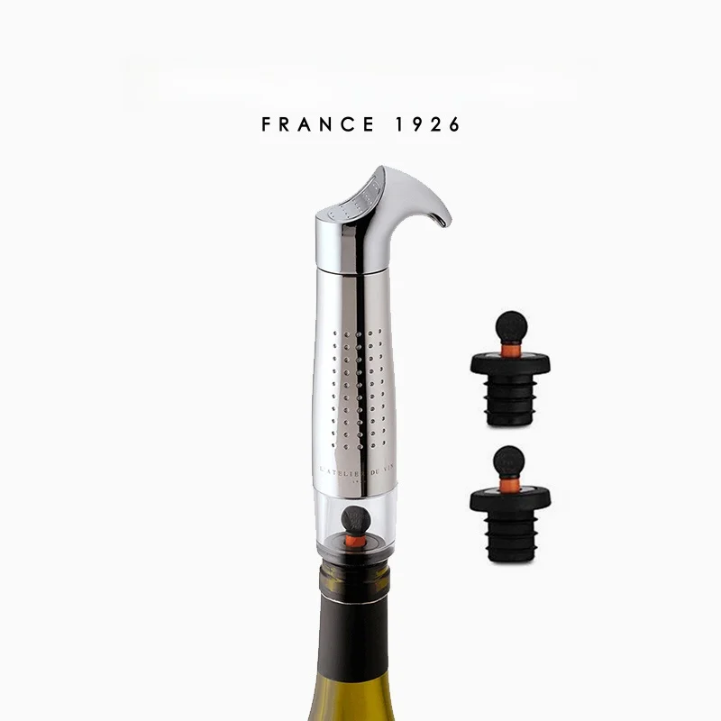L'Atelier Du Vin Wine Bottle Vacuum Pump Set Home Use Red Wine Air Extractor Sealant Kit Stainl Steel Wine Tools Set
L'Atelier Du Vin Wine Bottle Vacuum Pump Set Home Use Red Wine Air Extractor Sealant Kit Stainl Steel Wine Tools Set
