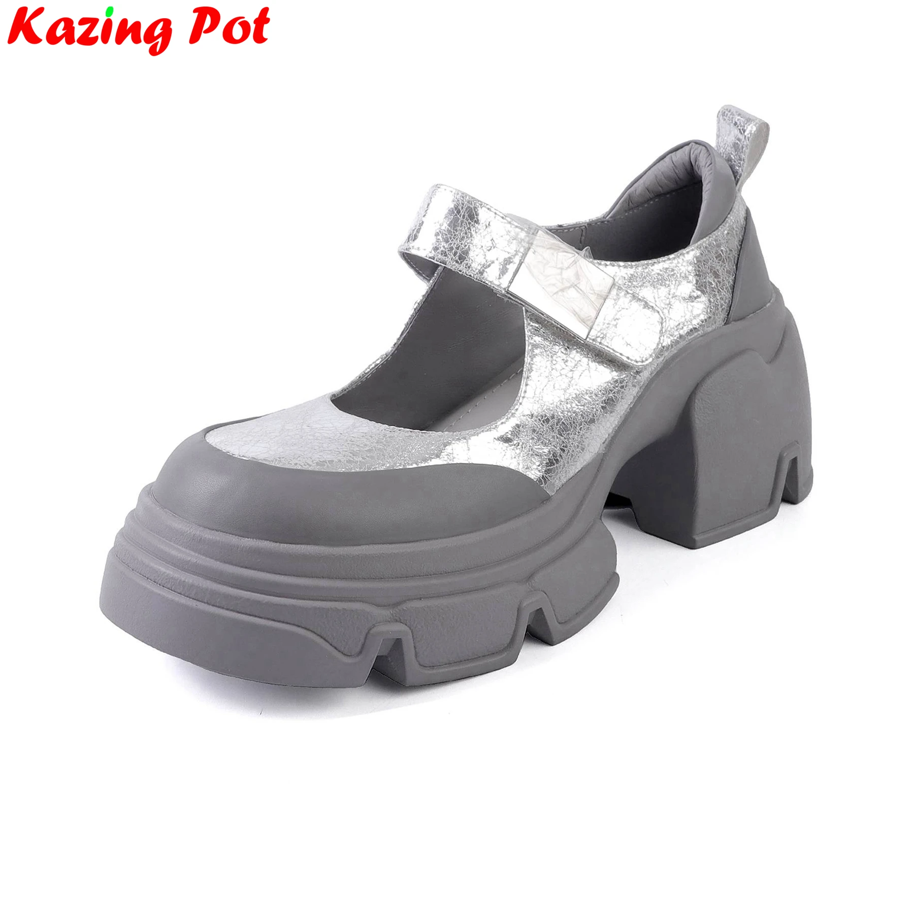 Krazing Pot 2025 Cow Leather Round Toe Elegant Spring Autumn Mary Janes Shoes High Heels Dating Catwalk Casual Brand Women Pumps
Krazing Pot 2025 Cow Leather Round Toe Elegant Spring Autumn Mary Janes Shoes High Heels Dating Catwalk Casual Brand Women Pumps