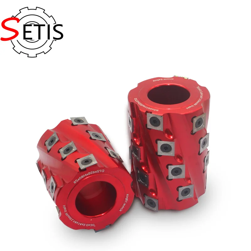 SETIS replaceable blade spiral cutter head specially used for four-sided planer in woodworking and vertical milling machine
SETIS replaceable blade spiral cutter head specially used for four-sided planer in woodworking and vertical milling machine